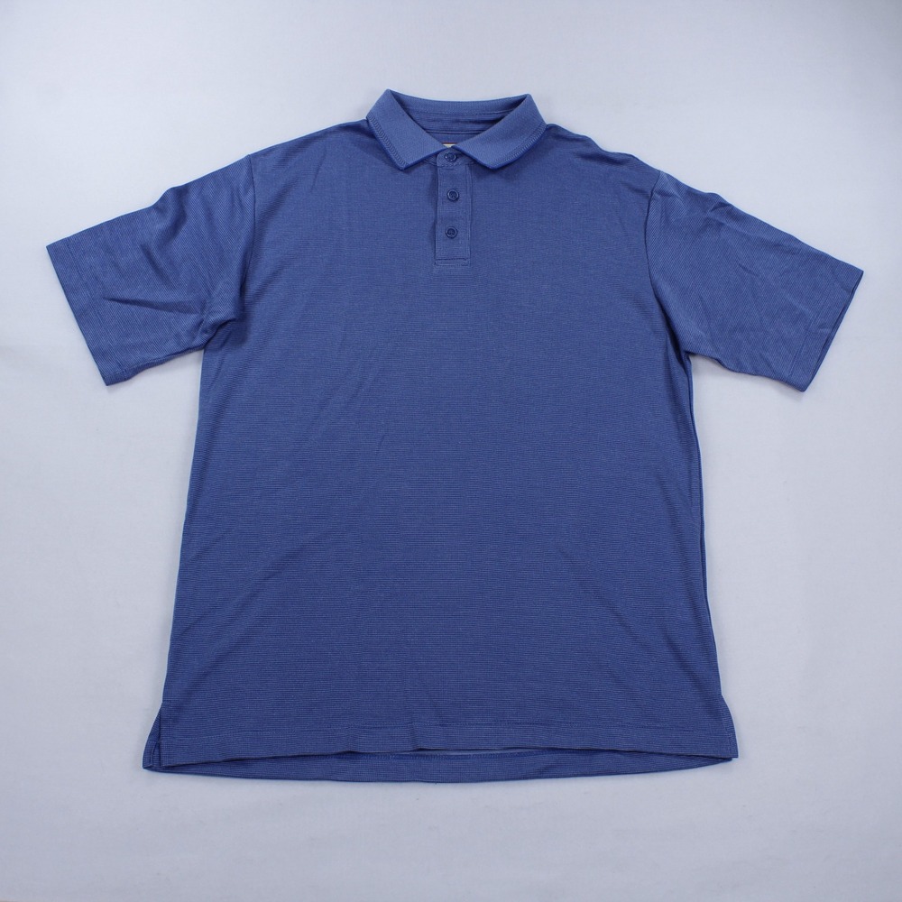 Jamaica Jaxx Men's Blue‎ Polo Shirt Size M Modal Blend Short Sleeve